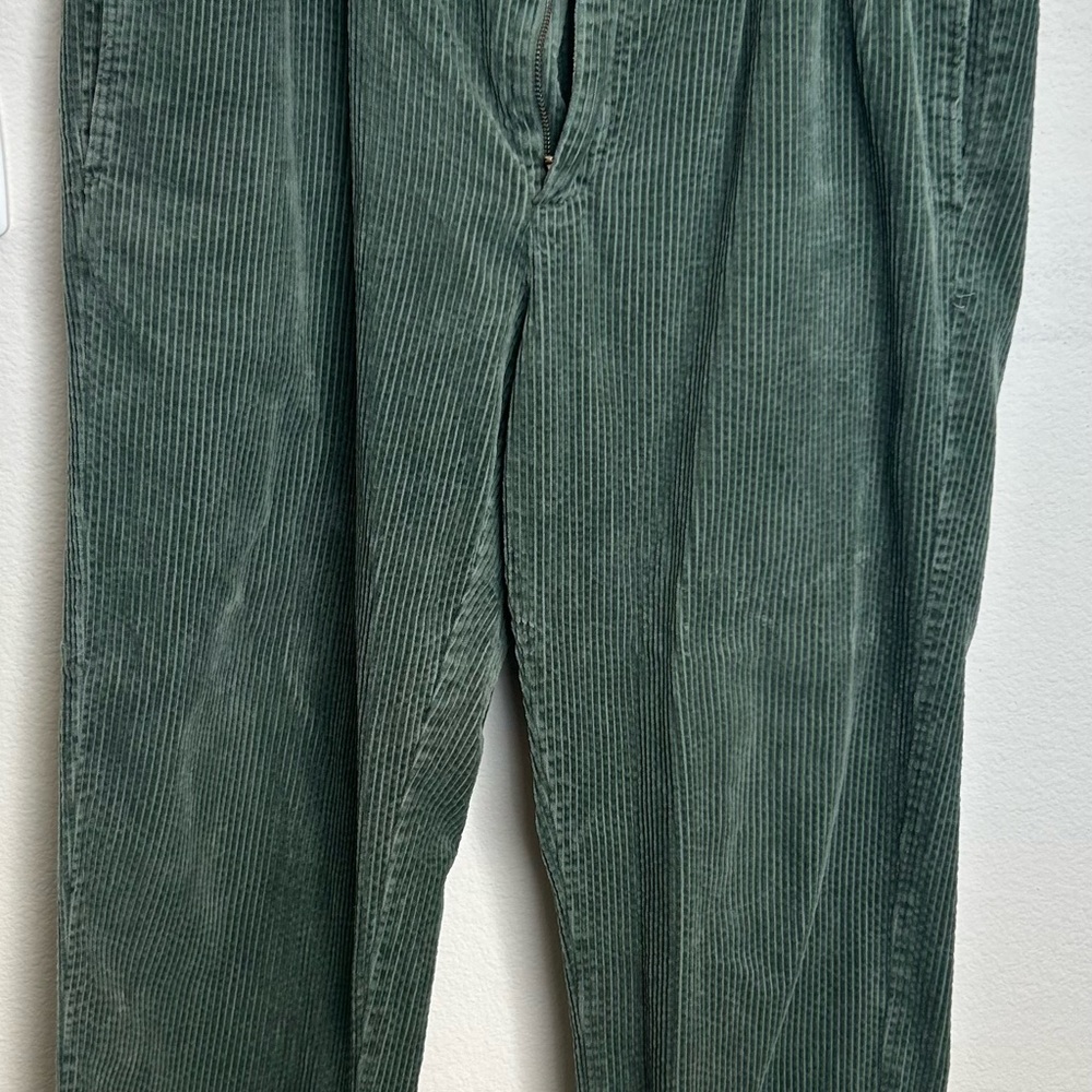 Houston White Green Corduroy Pants
